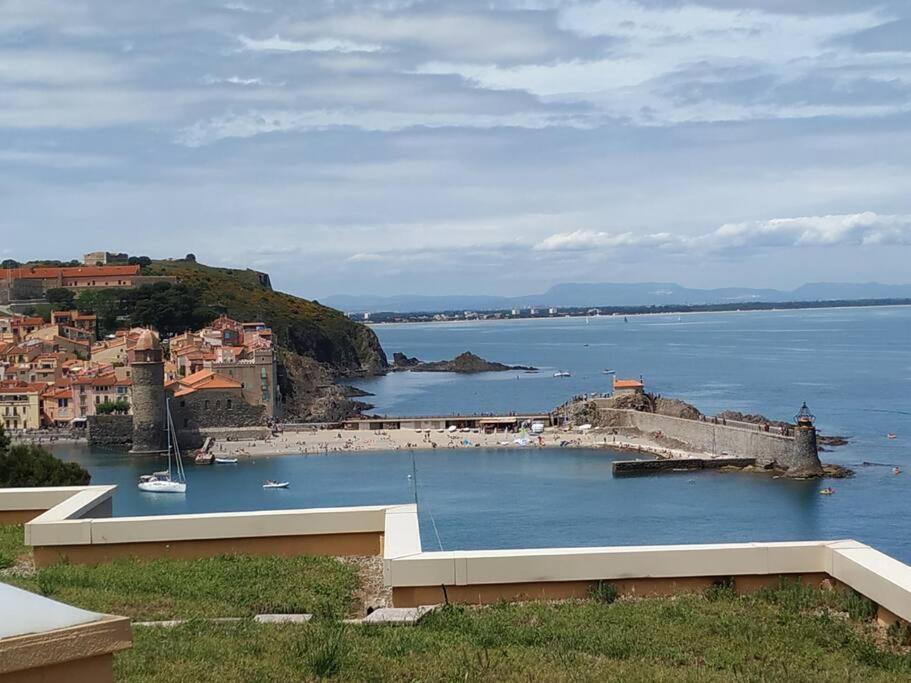 Location Vue Mer Du Samedi Au Samedi, Clim, Parking, Piscine, Plage Collioure Buitenkant foto